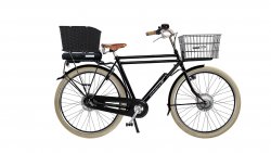 Vélo électrique Legend Premium avec batterie à l'arrière et sacoches