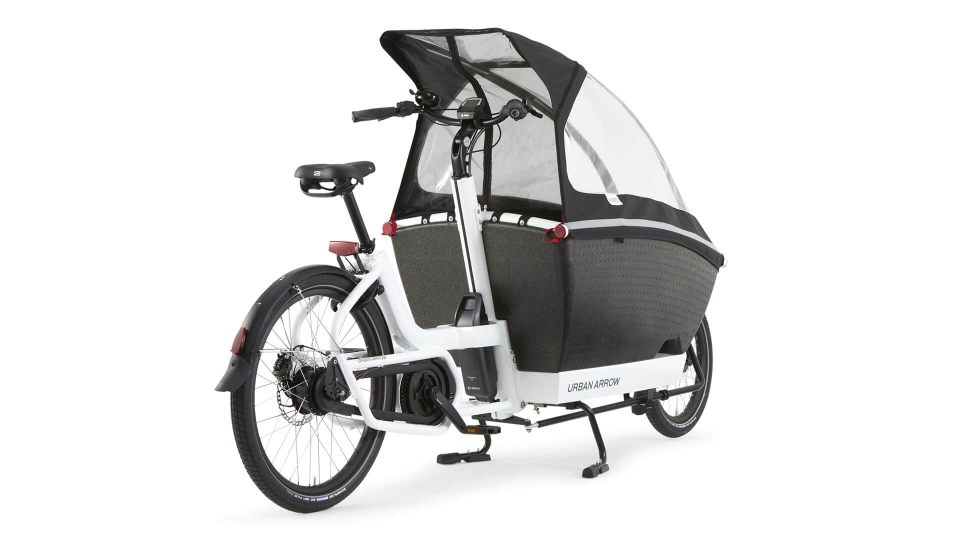 biporteur Urban Arrow Family vu de derrière