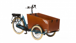 Triporteur électrique Bakfiets Confort avec assistance pédalier Shimano