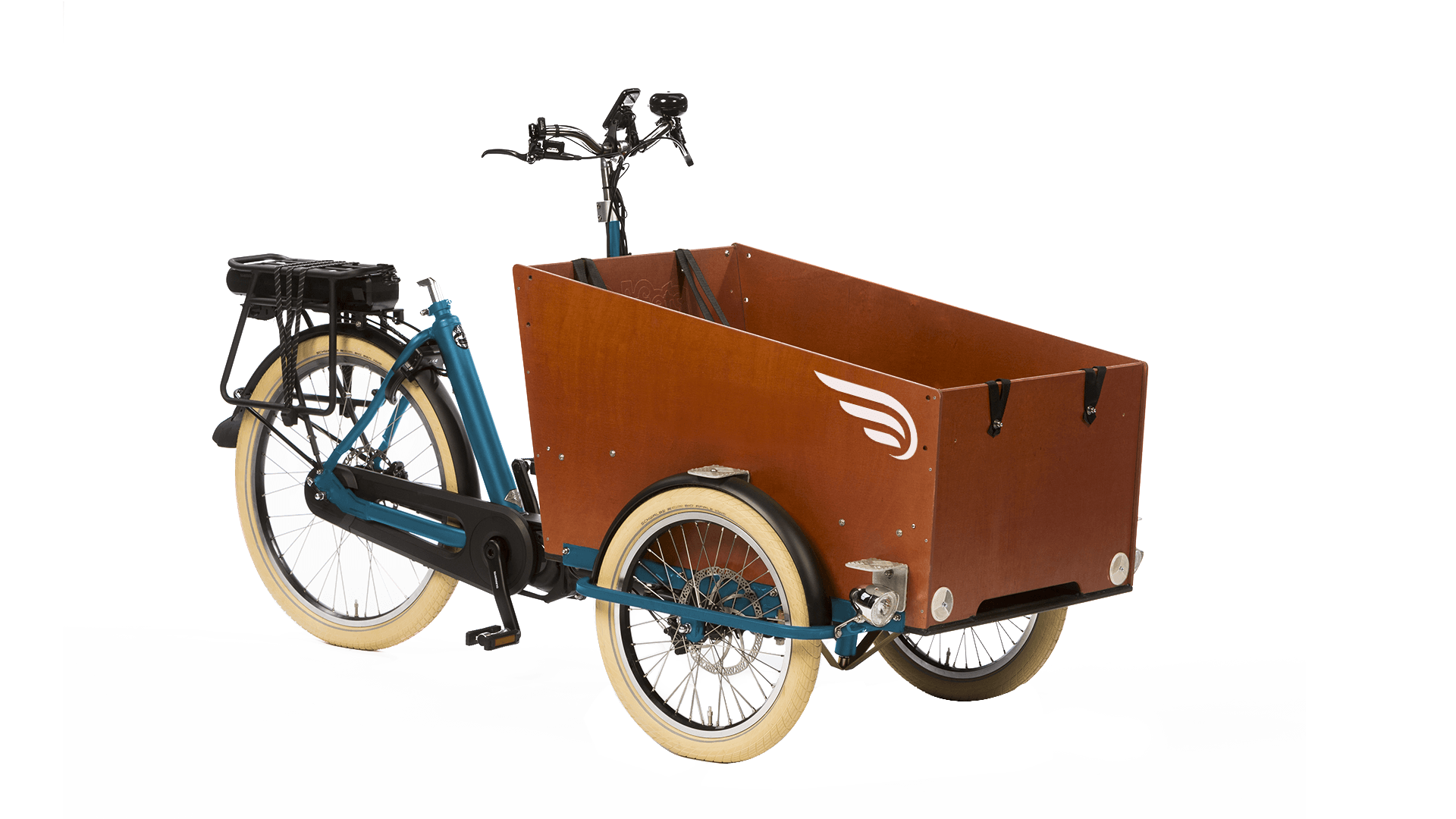 Triporteur électrique Bakfiets Confort avec assistance pédalier Shimano