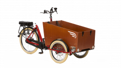 Triporteur électrique Bakfiets Confort avec assistance pédalier Shimano