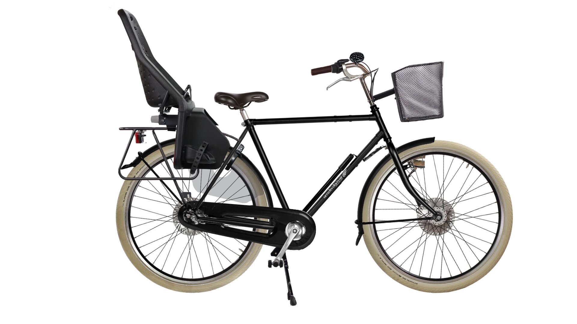 Vélo hollandais Amsterdam Air Opa Premium variante noir mat