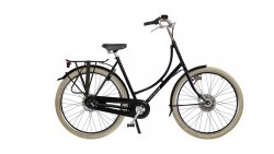 Vélo hollandais Oma Premium cadre noir mat
