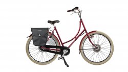 Vélo hollandais Oma Premium cadre rouge mat