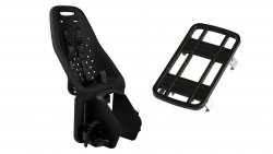 Siège enfant Yepp Maxi noir pour porte-bagage long Yepp avec adaptateur EasyFit