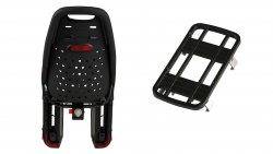 Yepp Maxi noir vu de derrière + adaptateur EasyFit