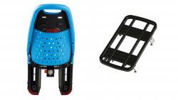 Yepp Maxi bleu vu de derrière + adaptateur EasyFit