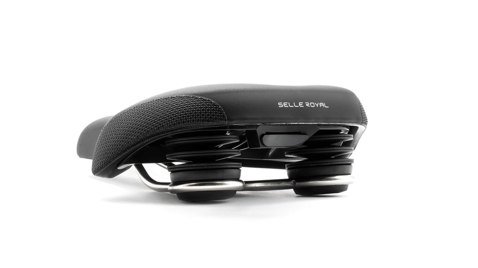 Selle avec amortisseurs de choc en gel 3D pour position assise