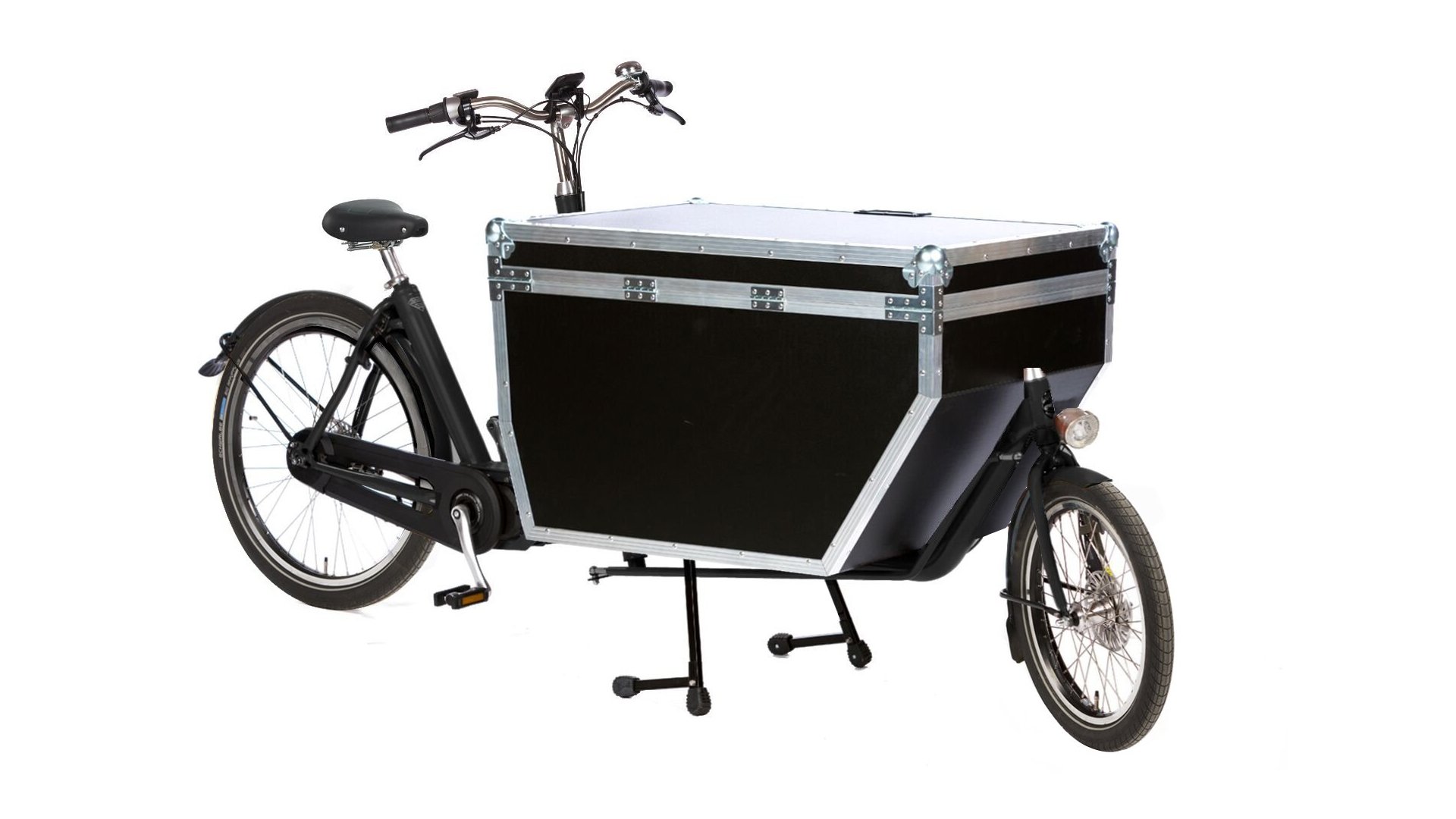 Biporteur Bakfiets STEPS avec Flightcase