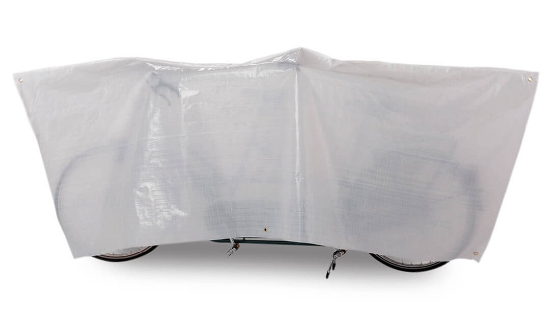 Housse de protection blanche pour tandem