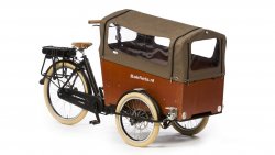 Triporteur Bakfiets avec protection pluie Tweed