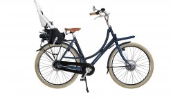 Vélo électrique Double Dutch avec un siège enfant 5 à 10 ans