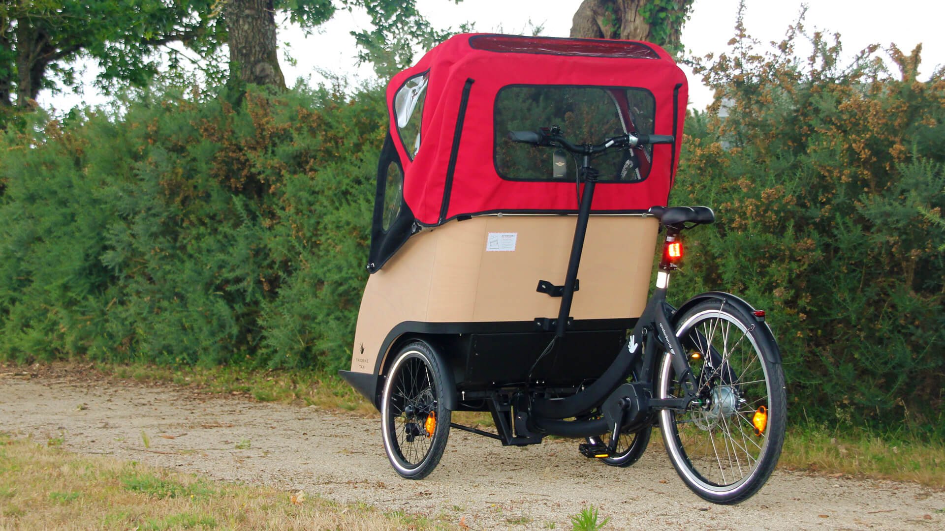 Tricycle électrique pour personnes âgées housse imperméable pour