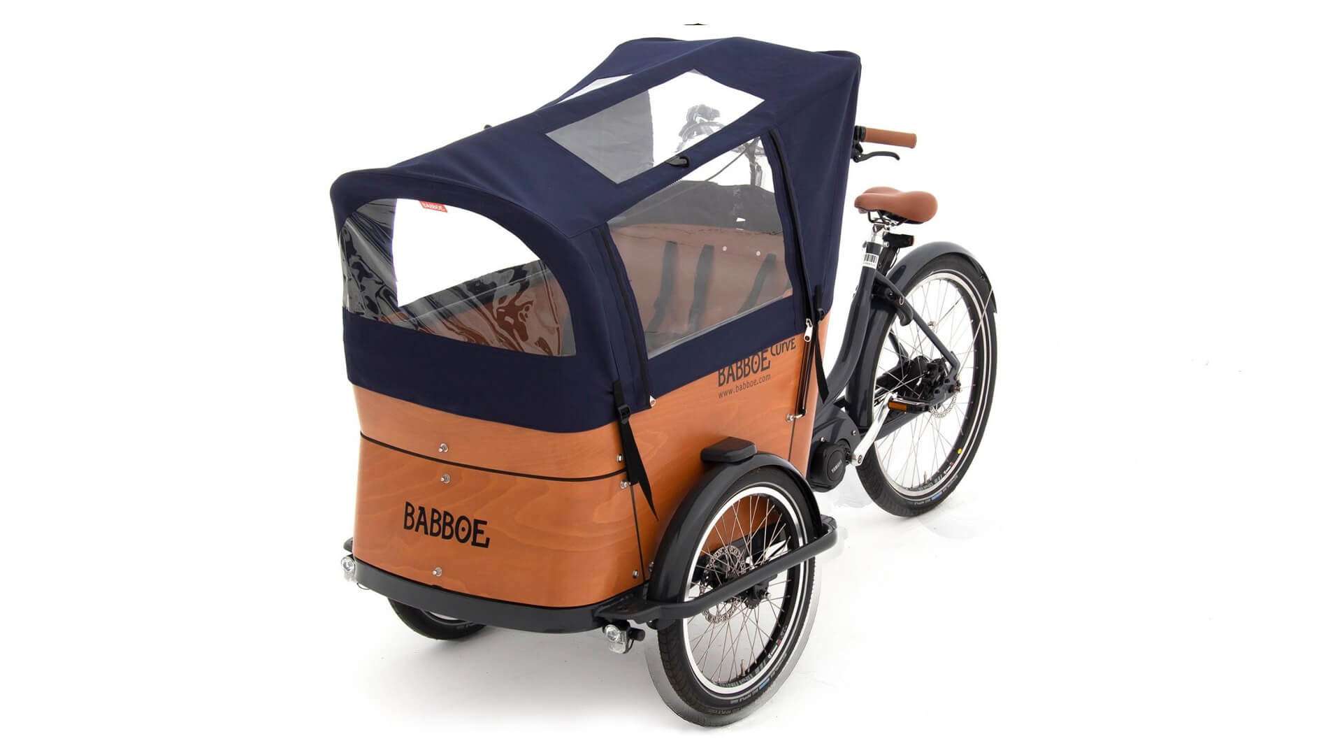 Protection de pluie pour le vélo cargo Babboe Curve