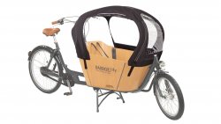 Protection pluie grise pour biporteur Babboe City