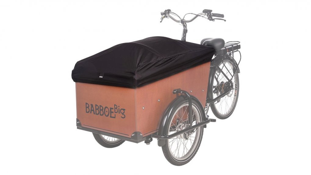 Housse de pluie pour coffre de triporteur Smiley et Babboe Big