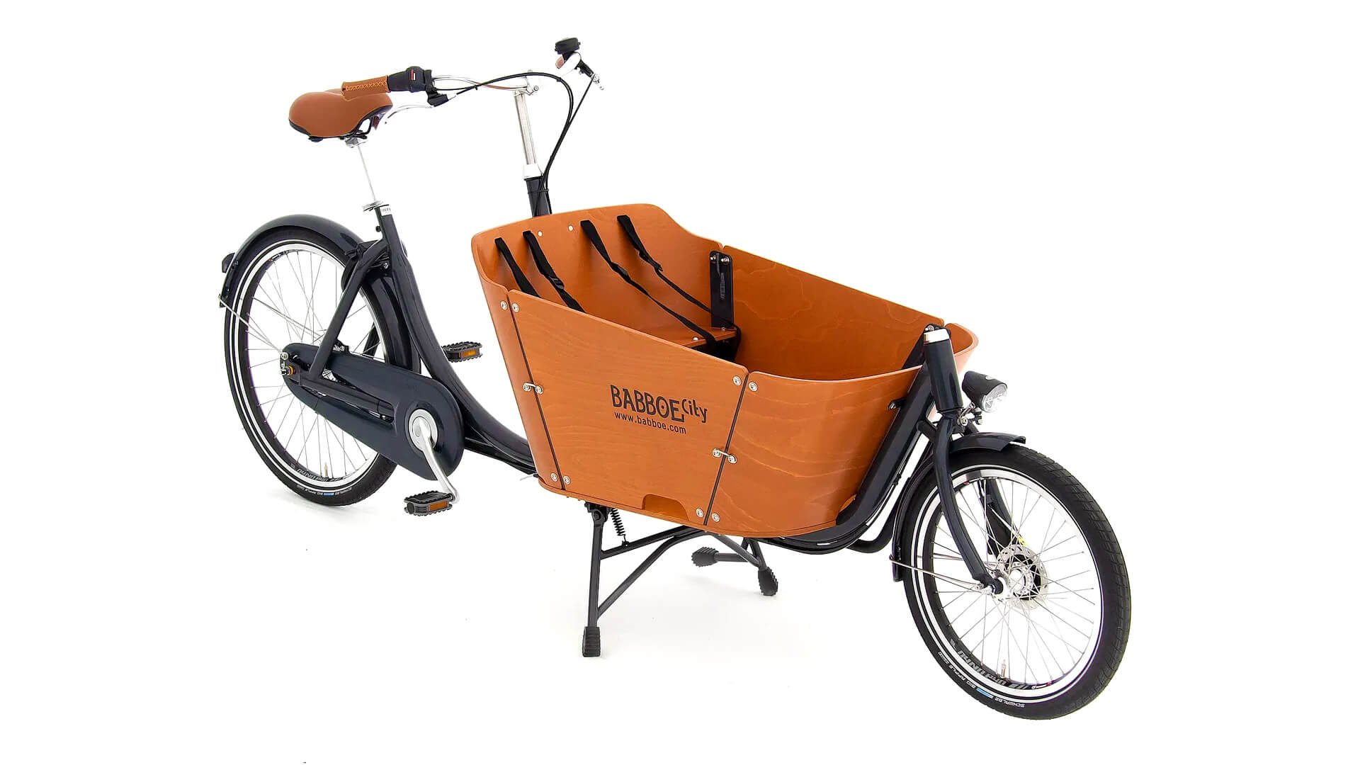 Biporteur Babboe City dans sa configuration de base