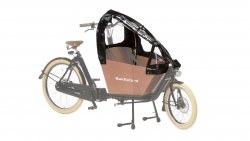 Protection pluie noire pour biporteur court Bakfiets