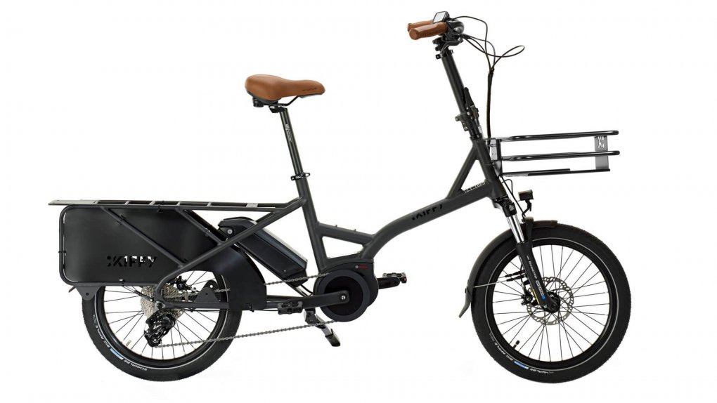 Vélo longtail KIFFY Capsule avec cadre noir