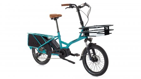 Vélo électrique longtail Kiffy Capsule - Cadre bleu métallique