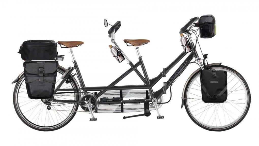 Tandem pliant cyclotourisme avec boite Rohloff