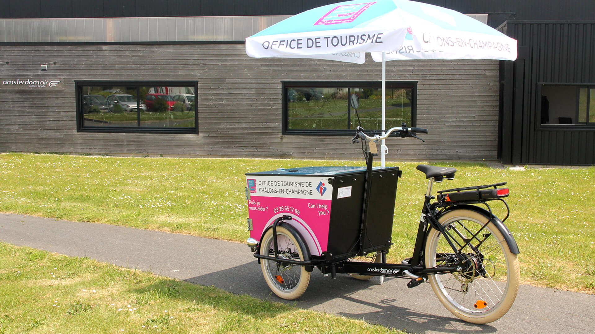 Triporteur électrique Office de Tourisme Châlons en Champagne