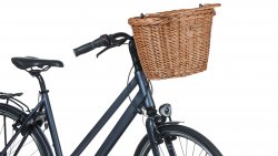 Panier amovible Basil Como noir sur Mes Vélos Hollandais