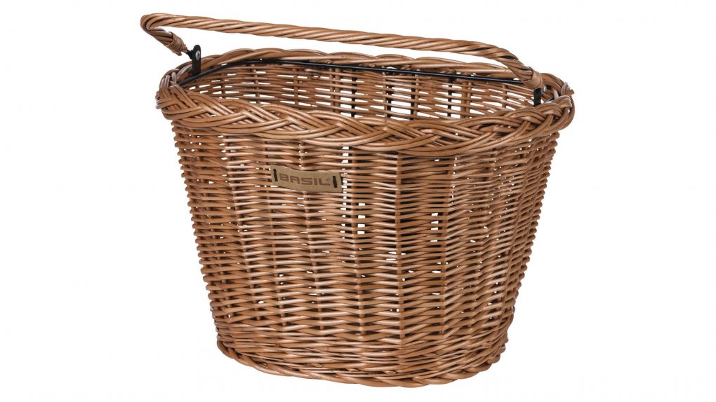 Panier de vélo avant amovible en osier Basil Wicker