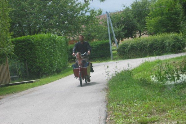 Voyage de Tanguy en vélo hollandais