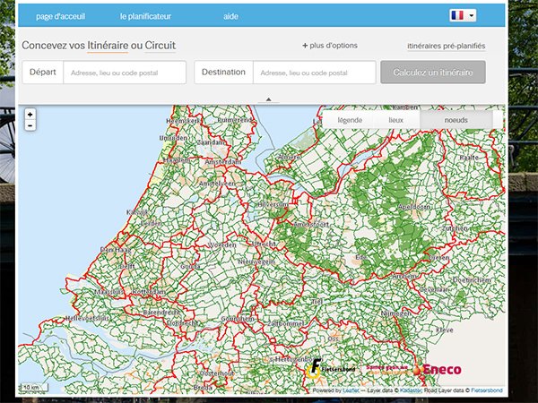 Concevez vos Itinéraires sur le site holland.com