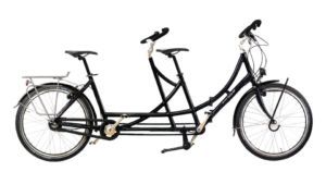 velo tandem pliant grande randonnée Amsterdam Air vu de profil