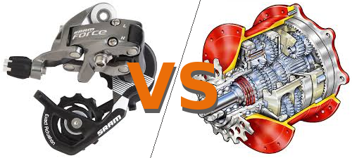 comparatif derailleur et boite rohloff