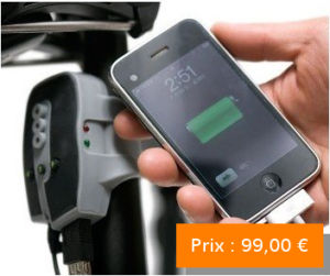 chargeur pour smartphone velo idée cadeau Amsterdam Air fête des meres