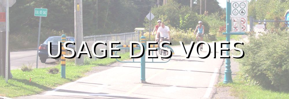 Code de la route vélo usage des voies routes et pistes cyclables