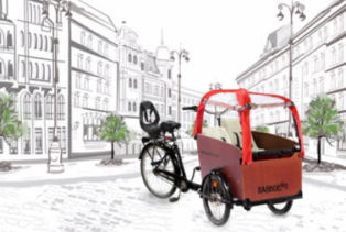 personnalisation triporteur babboe big et babboe big electrique sur le site Amsterdam Air