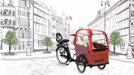 personnalisation triporteur babboe big et babboe big electrique sur le site Amsterdam Air