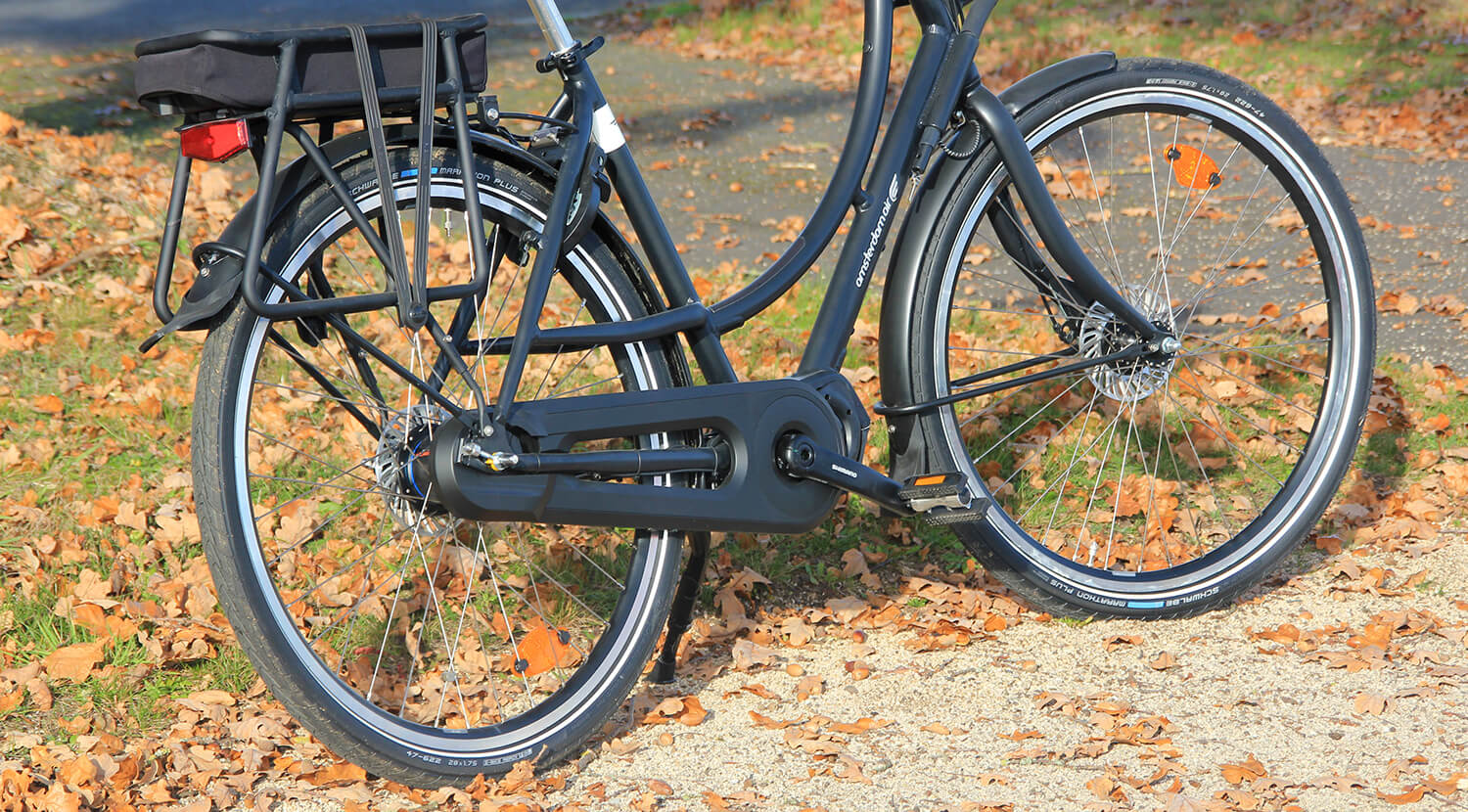 Vélo électrique Double Dutch STEPS avec pneus Marathon Plus et boîte Shimano Nexus 8