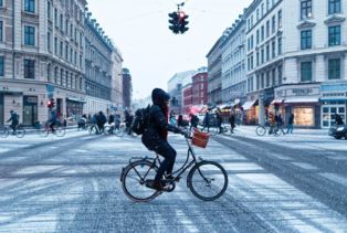 faire du vélo en hiver