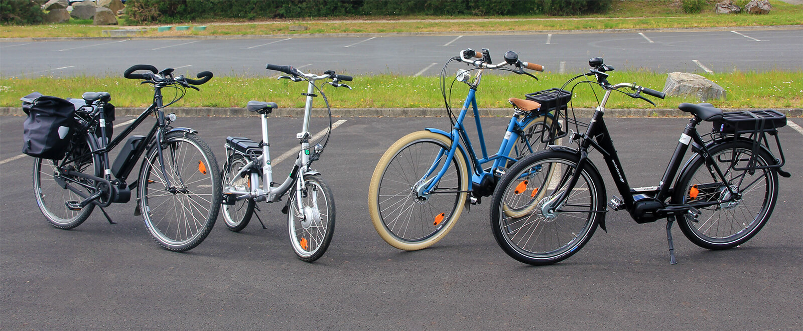 4 modèles de vélos à assistance électriques vendus par Amsterdam Air