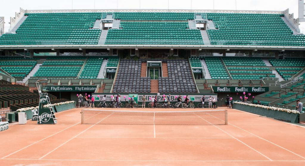 Vélotour à Roland-Garros