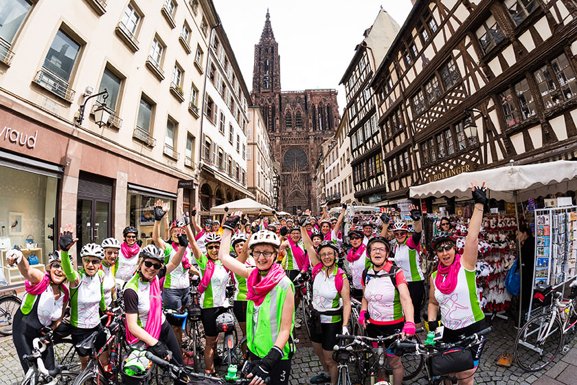 L'événement Toutes à Vélo à Strasbourg en 2016