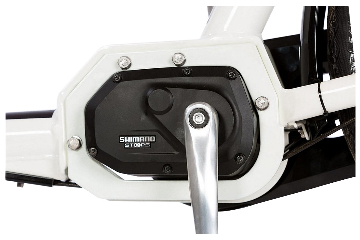 Moteur pédalier Shimano Steps pour biporteur électrique Bakfiets Classic Steps
