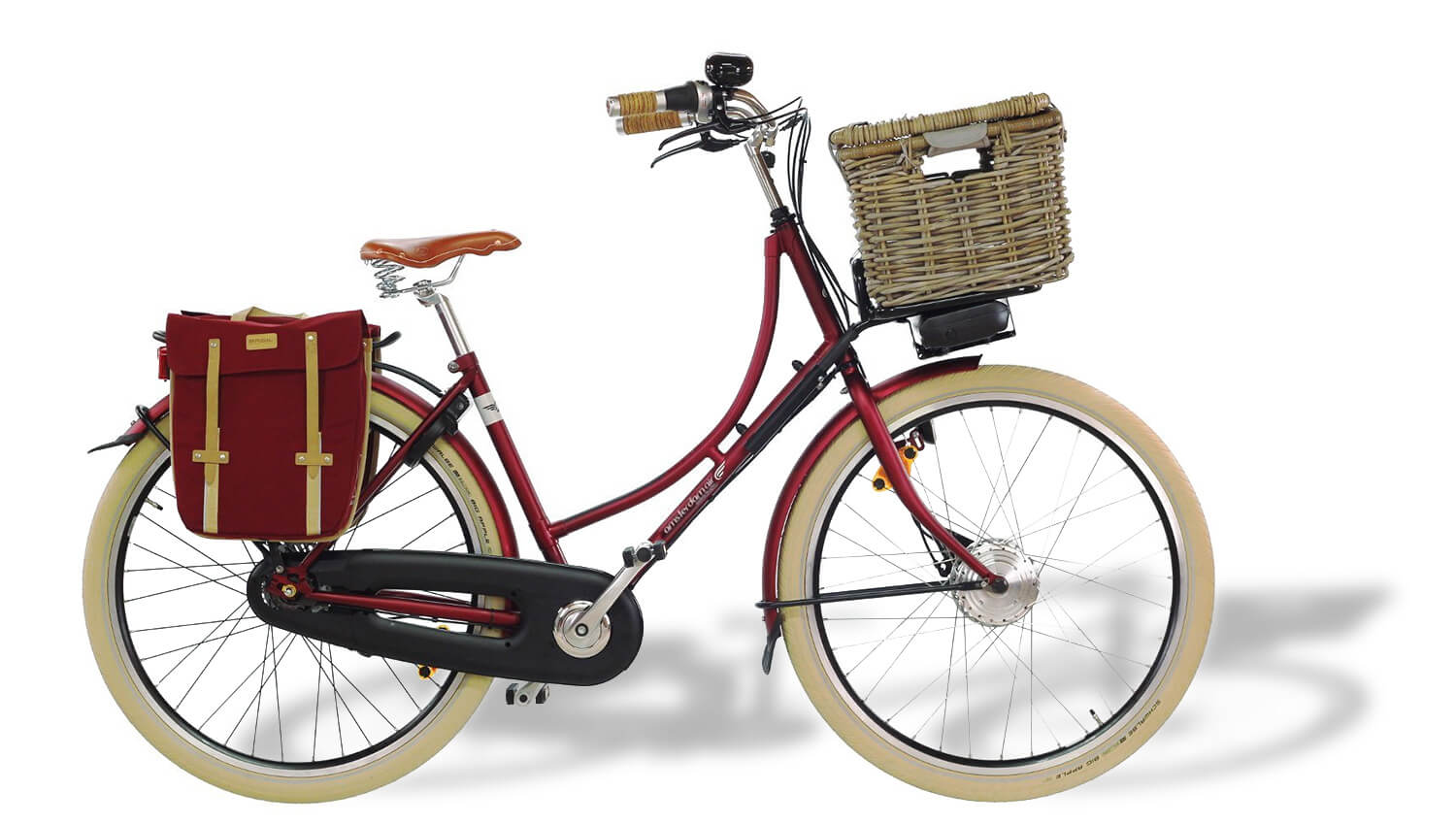 Vélo Oma Premium électrique avec moteur roue avant