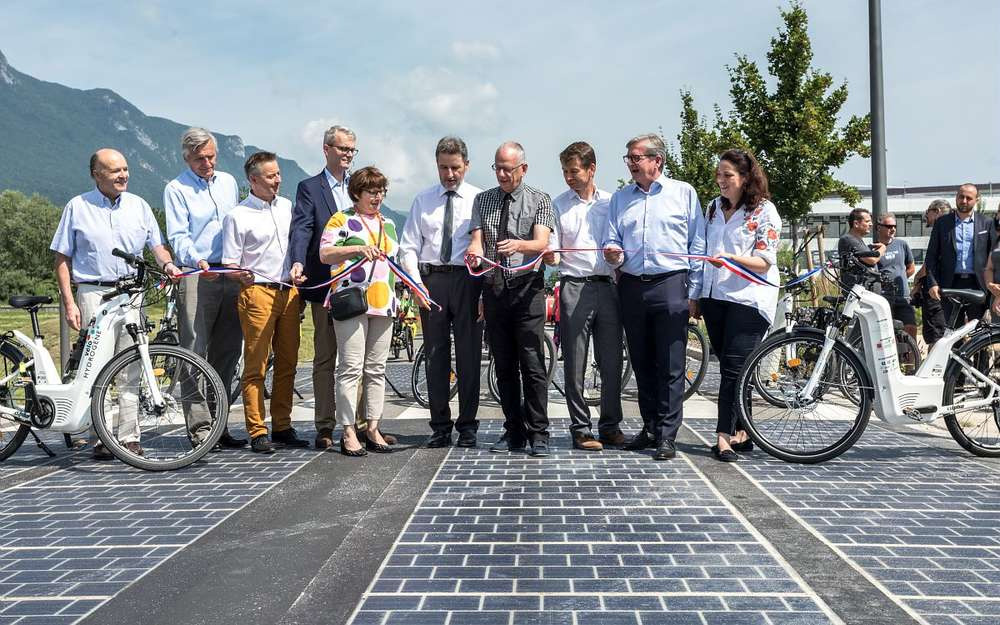 L'inauguration de Wattway en 2018