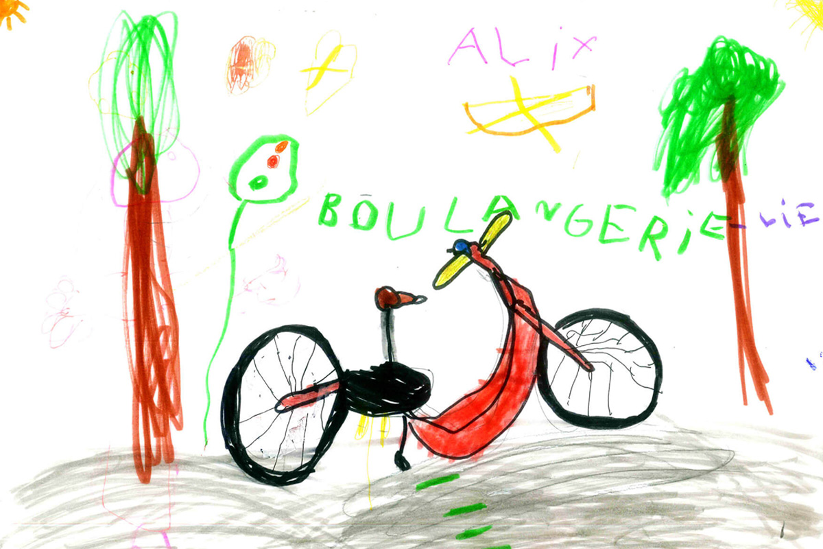 Dessin de Alix, 4 ans et demi