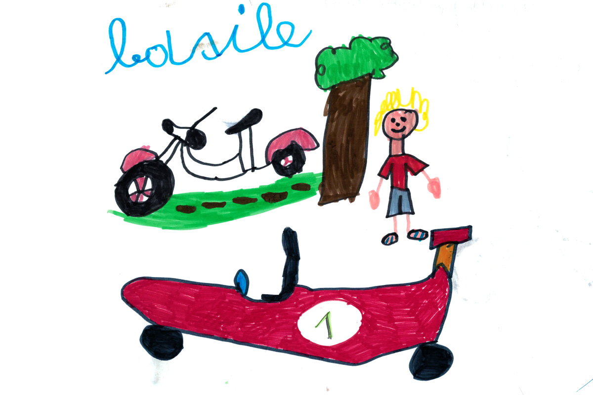 Dessin de Basile, 3 ans