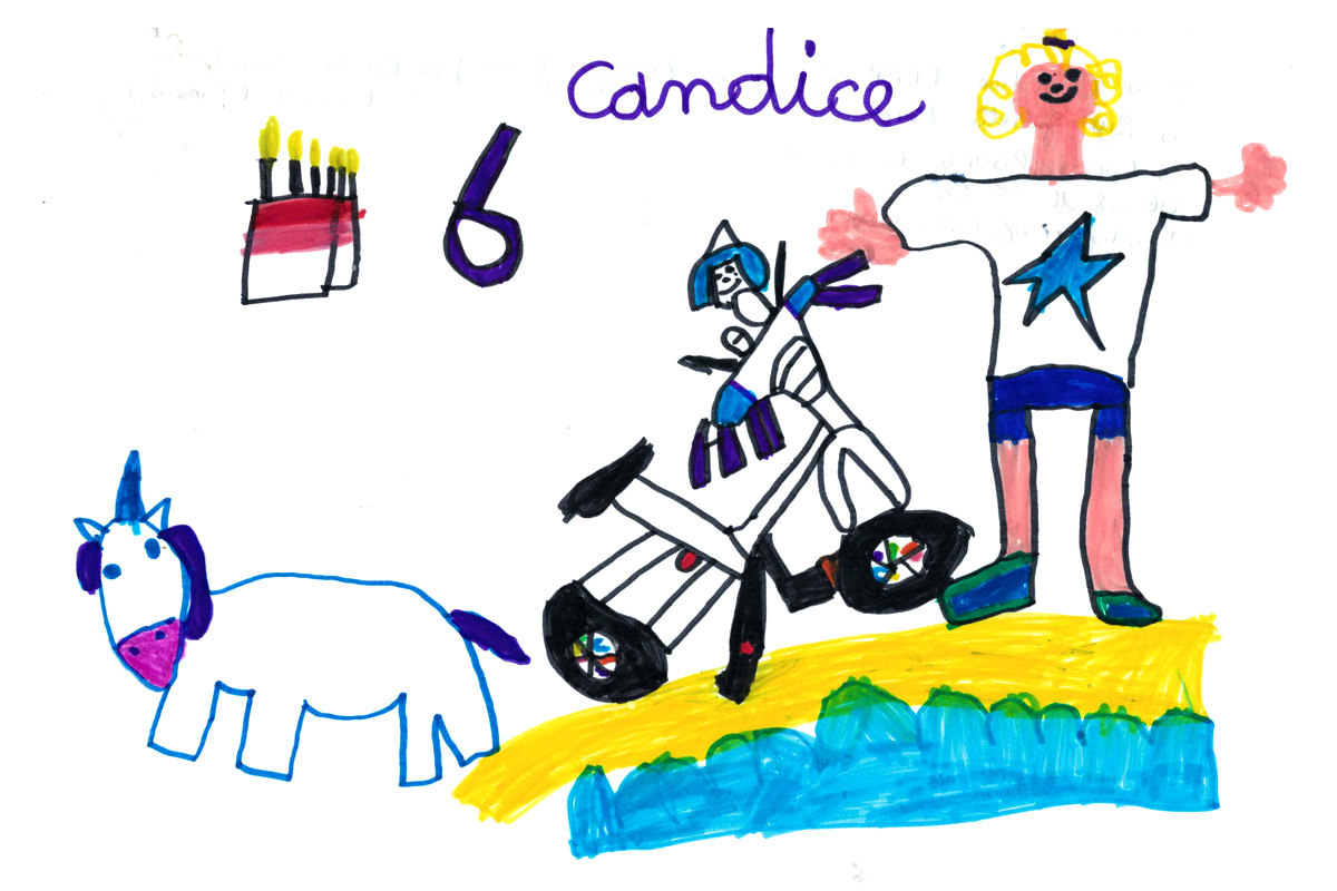 Dessin de Candice, 5 ans et demi