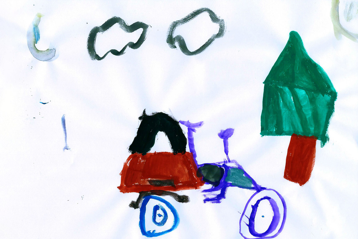 Dessin de Faustine, 9 ans