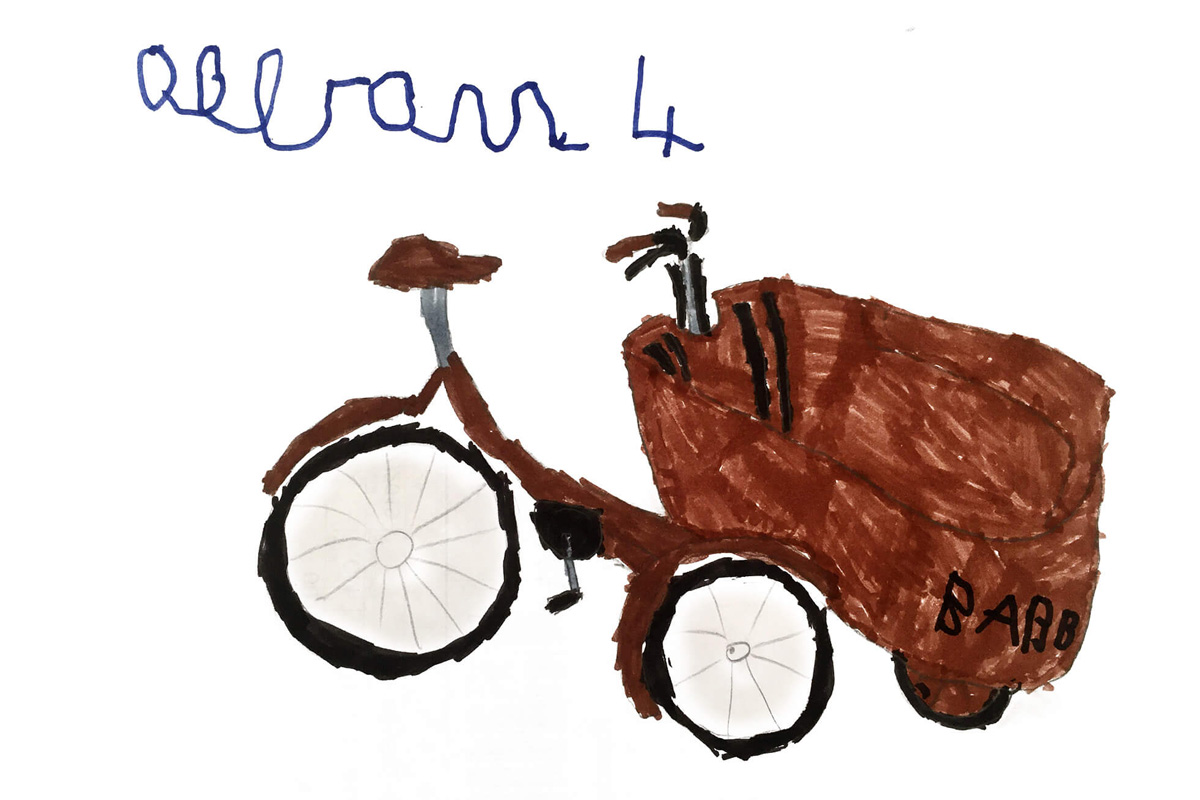 Dessin de Alban, 4 ans