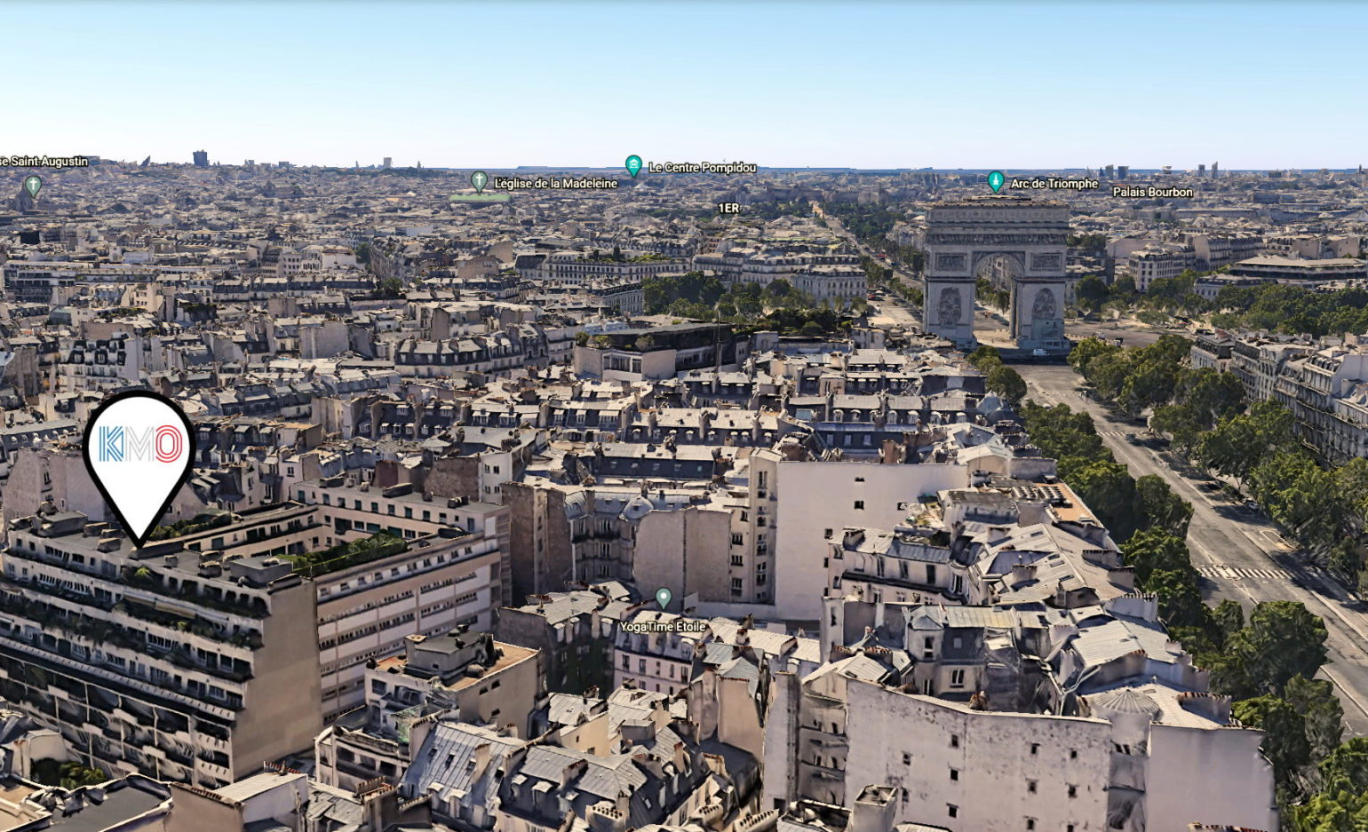 Le Kilomètre Ø, Paris 17e